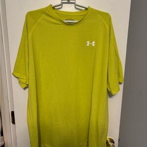 Under Armour Men's Bright Green Short Sleeve Tee